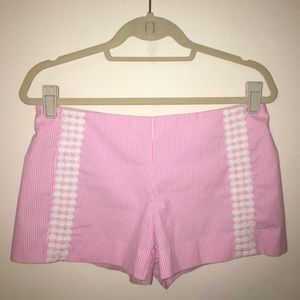 Lilly Pulitzer Pink Seersucker Shorts